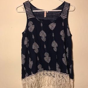 Red Camel Tank top with matching shorts